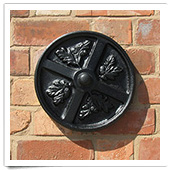 Oak Leaf Cluster Wall Patress Tie Plate